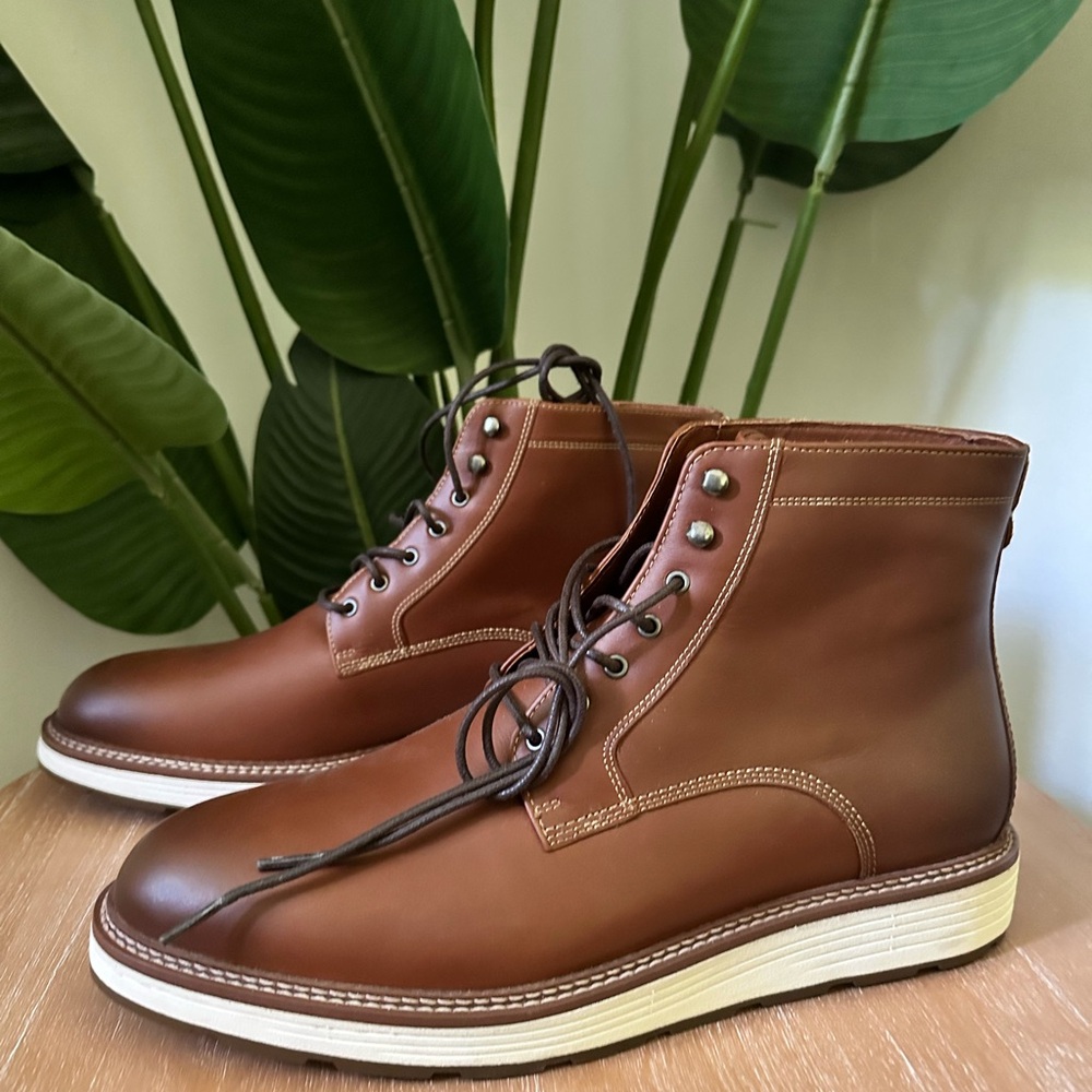 Johnston & Murphy Brown Leather Men's Boots